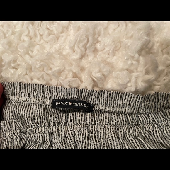 Brandy Melville striped off shoulder top - Picture 2 of 2